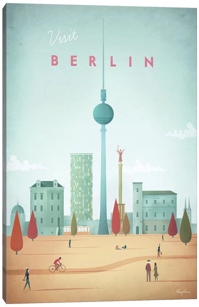 Berlin Canvas Art Print - Henry Rivers
