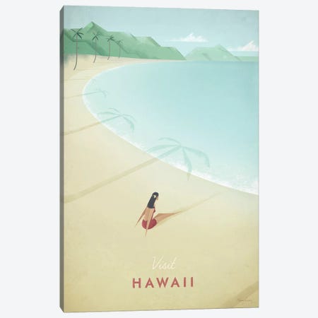 Hawaii Canvas Print #RIV15} by Henry Rivers Canvas Art Print