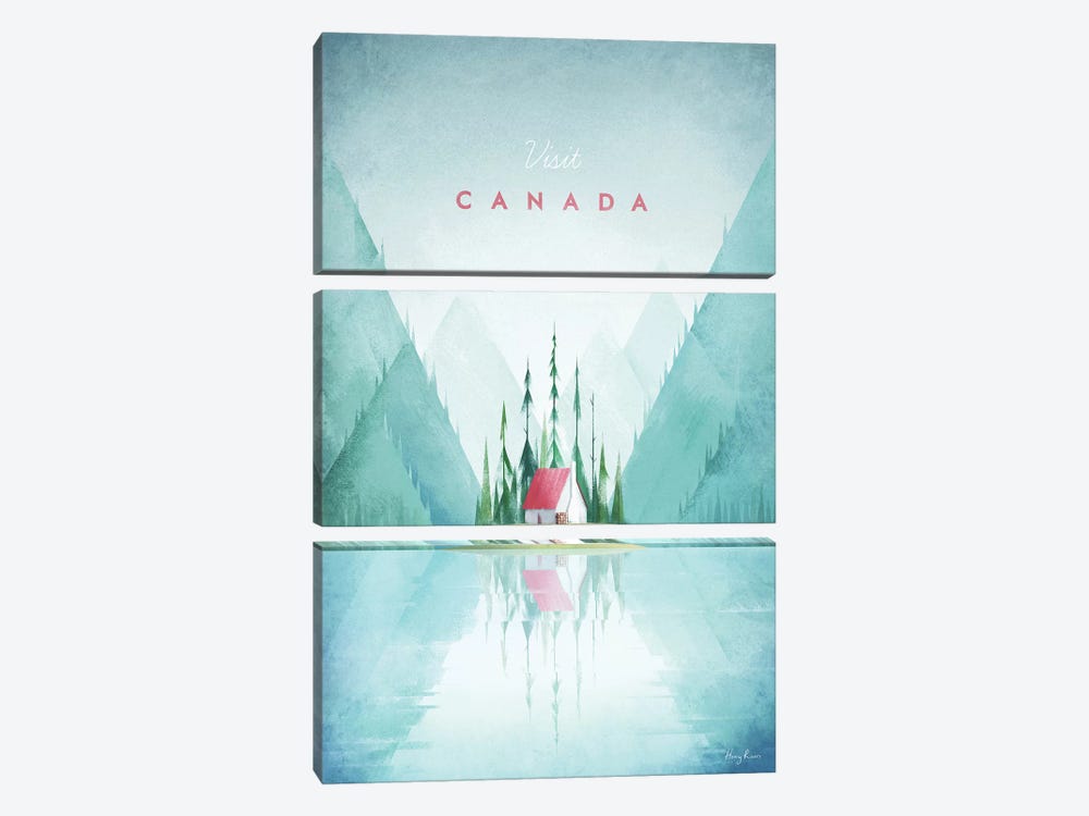Canada by Henry Rivers 3-piece Canvas Art Print