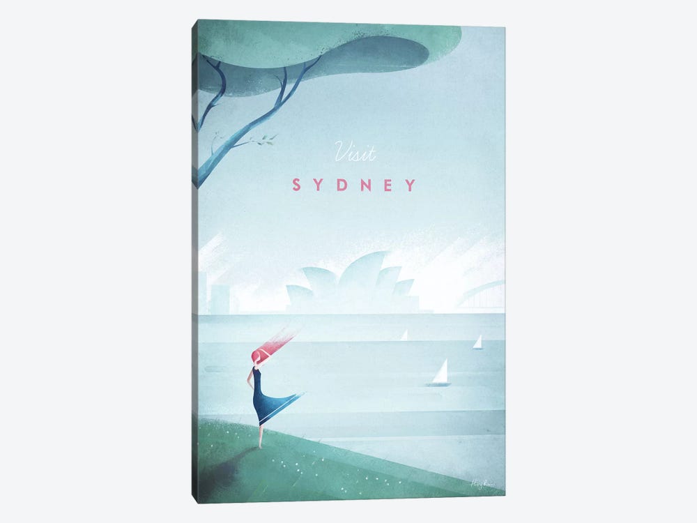 Sydney by Henry Rivers 1-piece Canvas Artwork