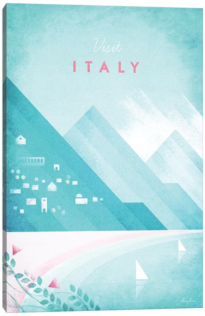 Italy Canvas Art Print - Henry Rivers