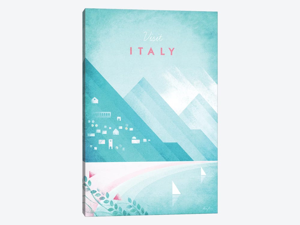 Italy by Henry Rivers 1-piece Canvas Art Print