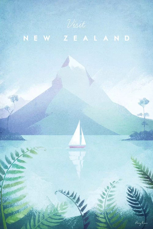 New Zealand by Henry Rivers wall art