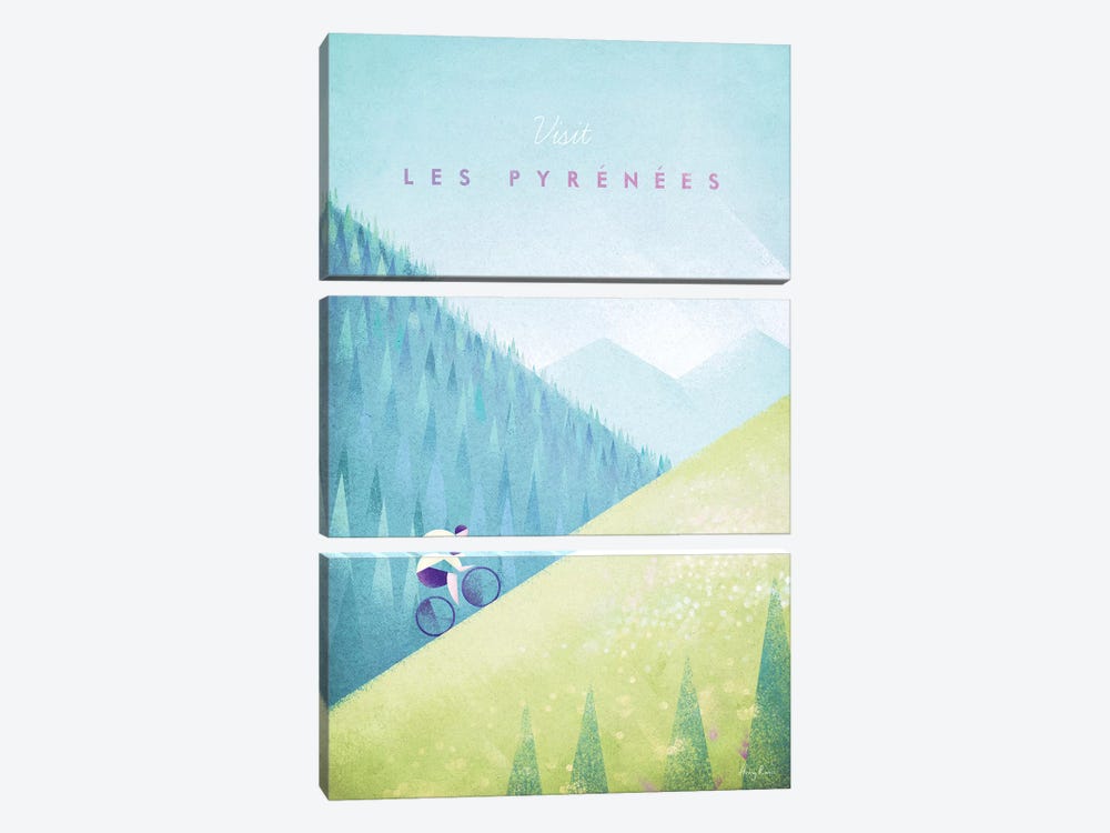 Pyrenees by Henry Rivers 3-piece Canvas Art