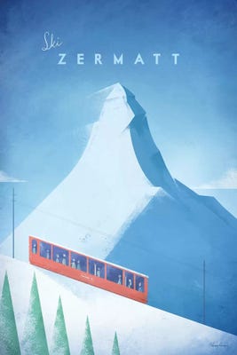 Zermatt Canvas Art Print by Henry Rivers | iCanvas