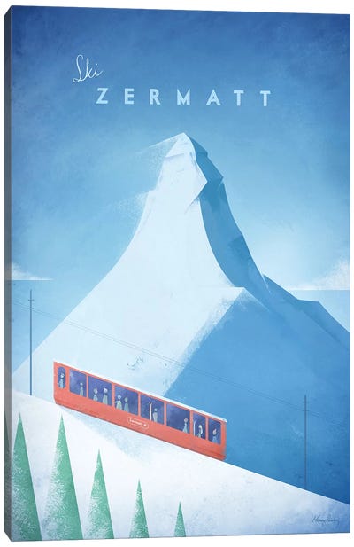 Zermatt Canvas Art Print - Henry Rivers