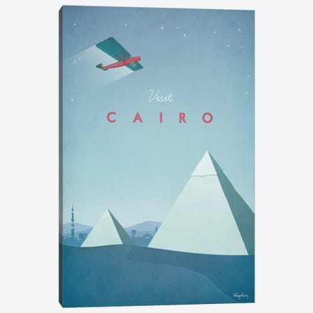 Cairo Canvas Print #RIV3} by Henry Rivers Art Print
