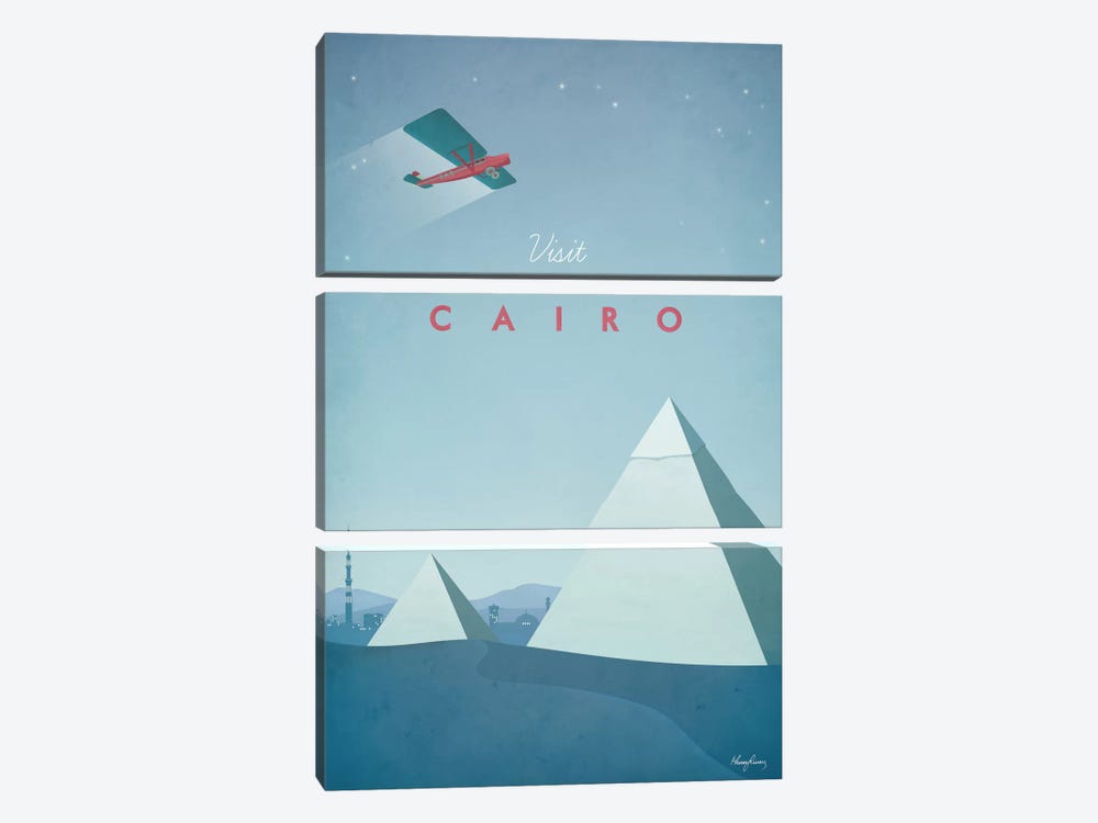 Cairo by Henry Rivers 3-piece Canvas Artwork