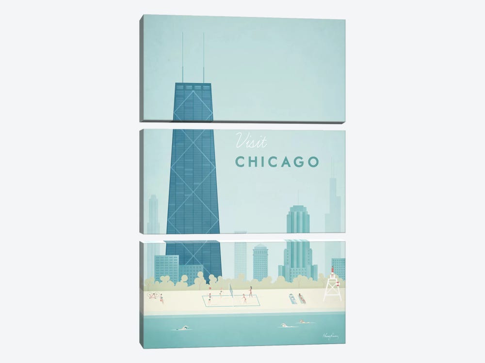 Chicago by Henry Rivers 3-piece Art Print