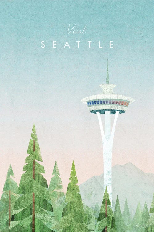 Seattle Travel Poster