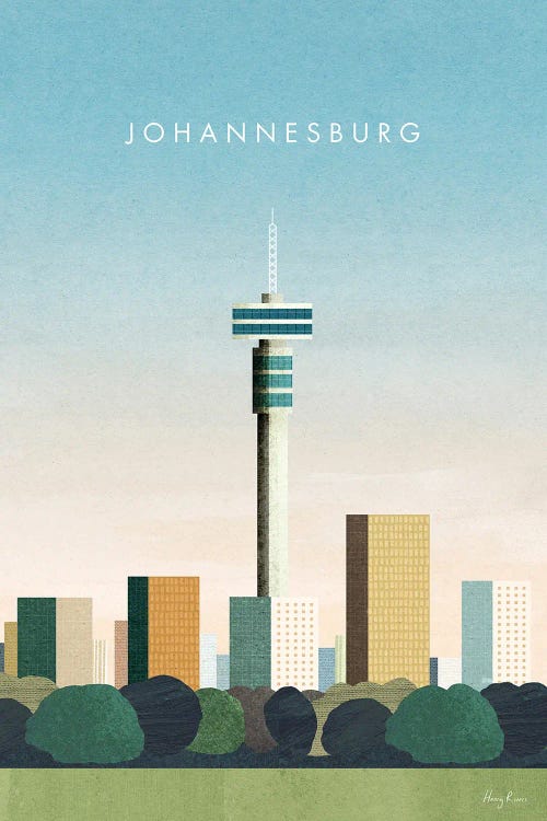 Johannesburg Travel Poster