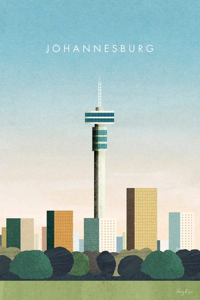 Johannesburg: Johannesburg Travel Poster by Henry Rivers