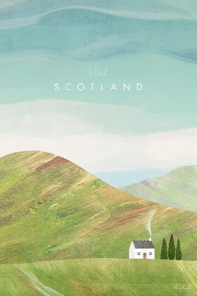Henry Rivers: Scotland, Highland Travel Poster by Henry Rivers