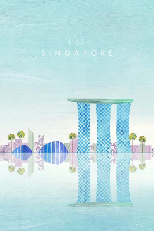 Singapore Travel Poster