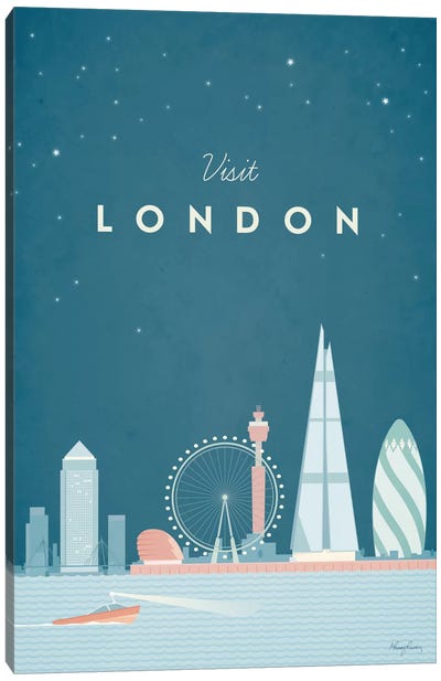 London Canvas Art Print - London Travel Posters