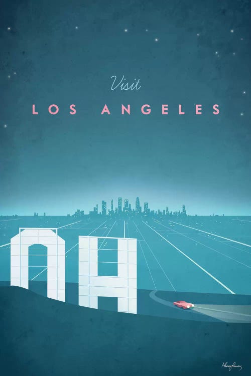 Los Angeles by Henry Rivers wall art