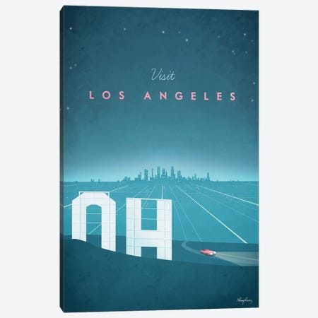 Los Angeles Canvas Print #RIV9} by Henry Rivers Canvas Print