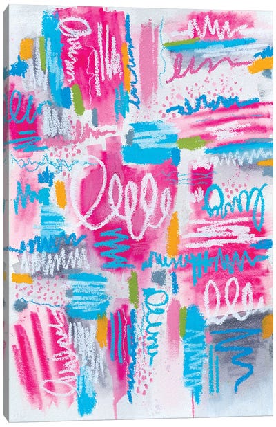 Pink Sprinkles On Top Canvas Art Print - Robin Jorgensen