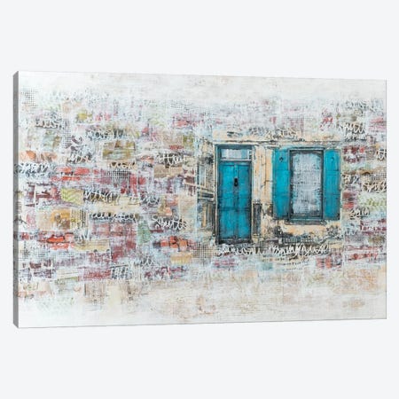 Blue Door Canvas Print #RJO3} by Robin Jorgensen Canvas Artwork