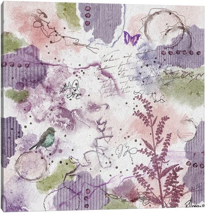 Colors Of Spring Canvas Art Print - Lavender Art