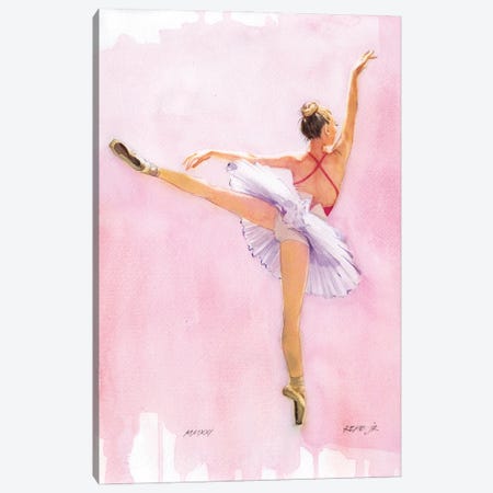 Ballet Dancer CXXIV Canvas Print #RJR106} by REME Jr Canvas Art