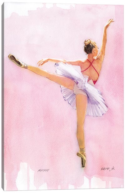 Ballet Dancer CXXIV Canvas Art Print - REME Jr