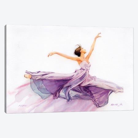Ballet Dancer CXXVI Canvas Print #RJR108} by REME Jr Canvas Art Print