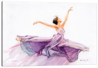 Ballet Dancer CXXVI Canvas Art Print - REME Jr
