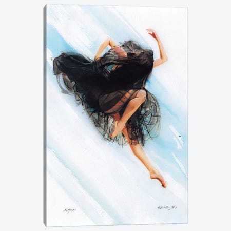 Ballet Dancer CXXV Canvas Print #RJR109} by REME Jr Art Print