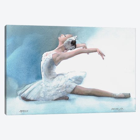 Ballet Dancer XCII Canvas Print #RJR112} by REME Jr Canvas Wall Art