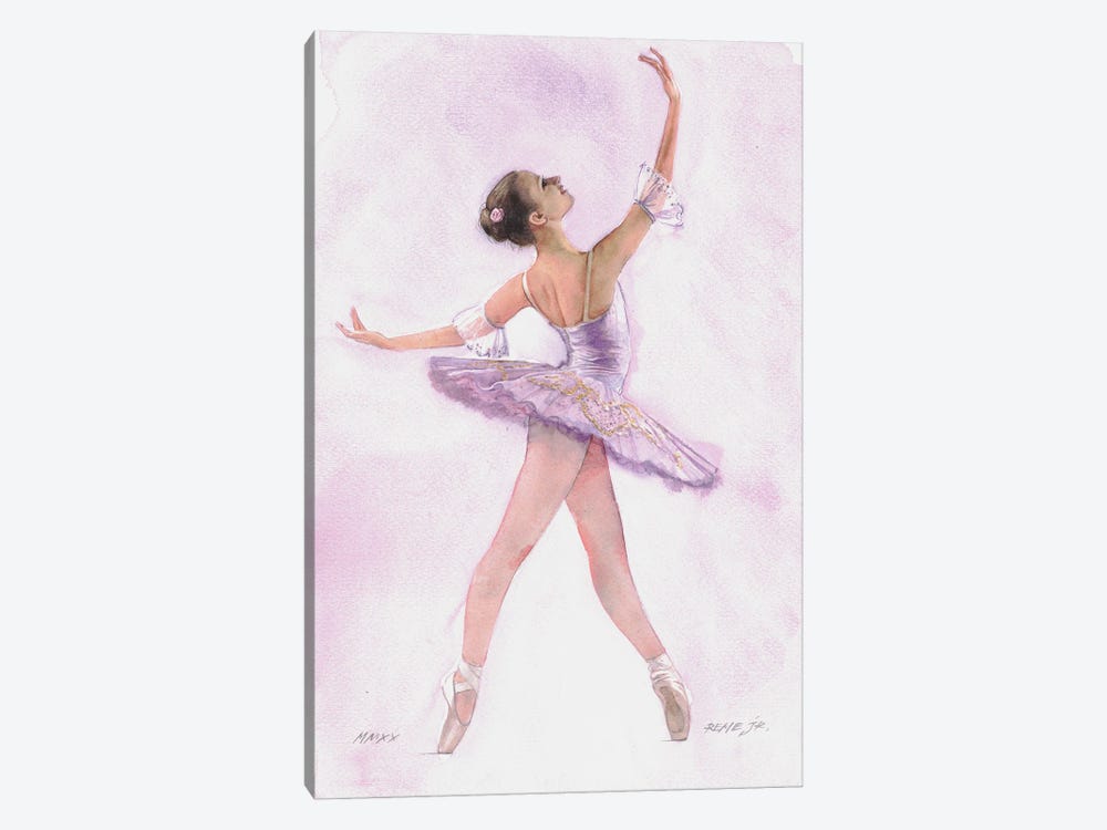 Ballet Dancer LXXXIX by REME Jr 1-piece Canvas Art Print