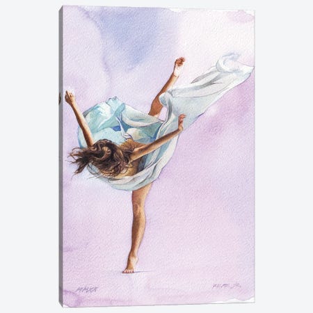 Ballet Dancer LVIII Canvas Print #RJR121} by REME Jr Canvas Print