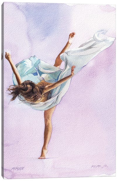 Ballet Dancer LVIII Canvas Art Print - REME Jr