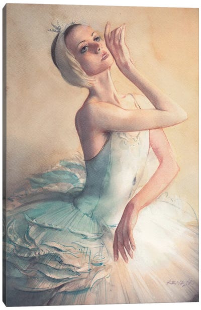 Ballet Dancer CXLII Canvas Art Print - REME Jr