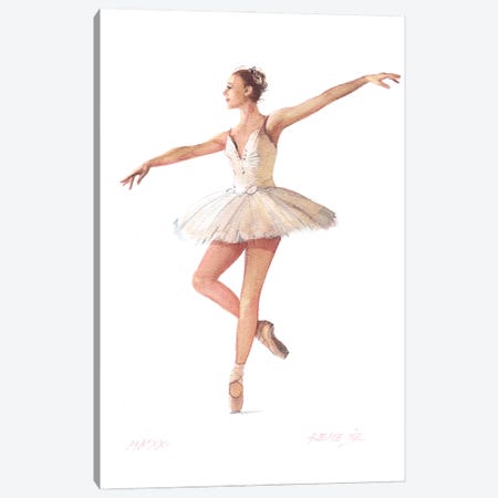 Ballet Dancer CXXXV Canvas Print #RJR124} by REME Jr Canvas Wall Art