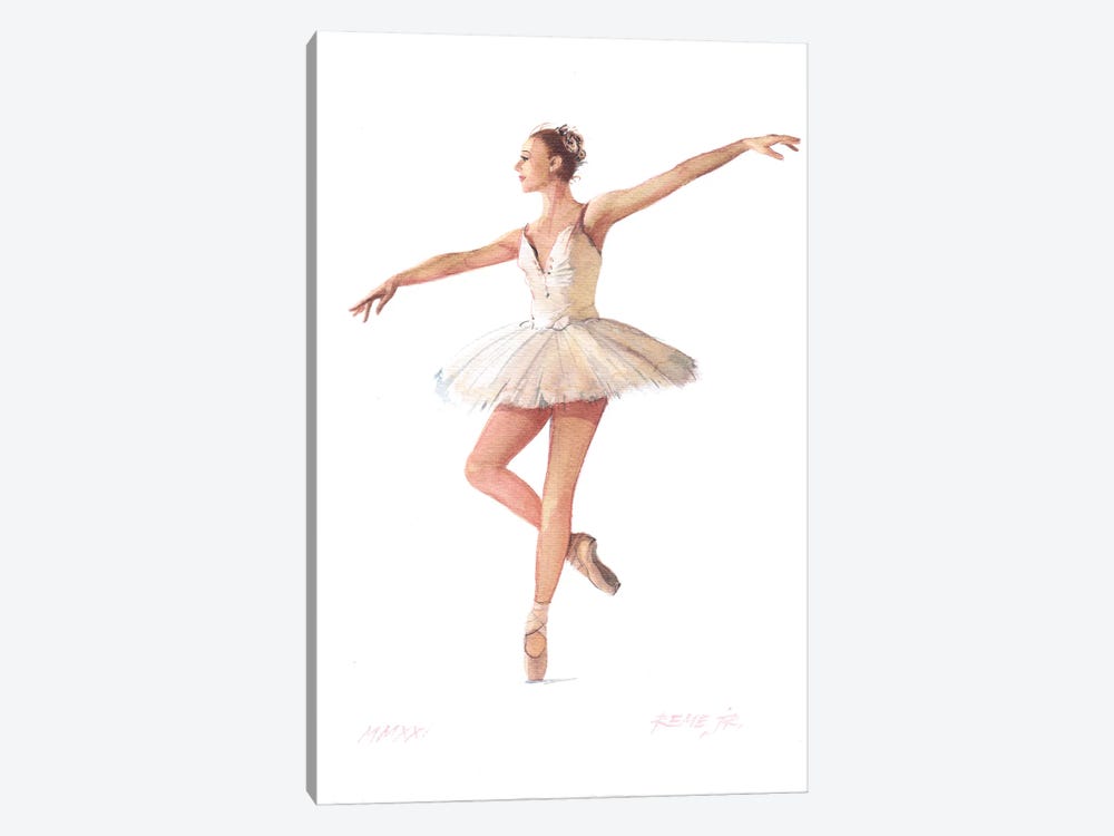 Ballet Dancer CXXXV by REME Jr 1-piece Canvas Print