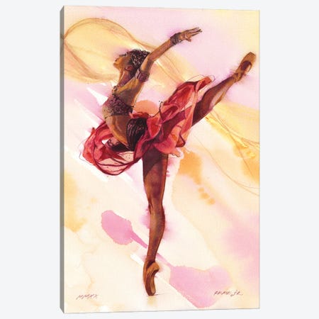 Ballet Dancer LXI Canvas Print #RJR125} by REME Jr Canvas Art