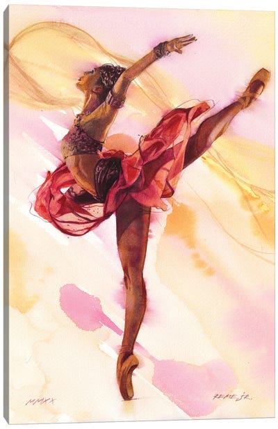 Ballet Dancer LXI Canvas Art Print - REME Jr