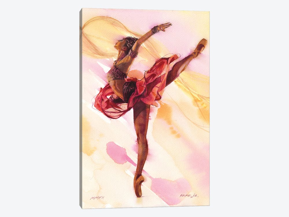 Ballet Dancer LXI by REME Jr 1-piece Canvas Artwork