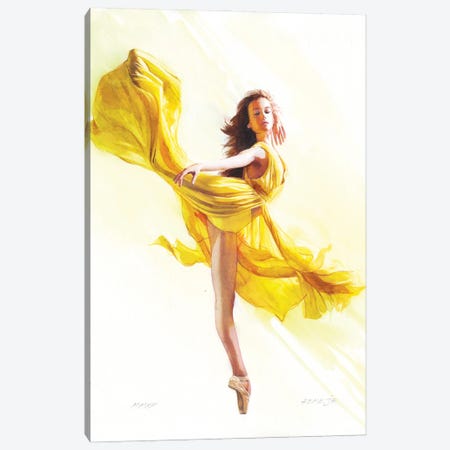 Ballet Dancer LXXV Canvas Print #RJR126} by REME Jr Canvas Artwork