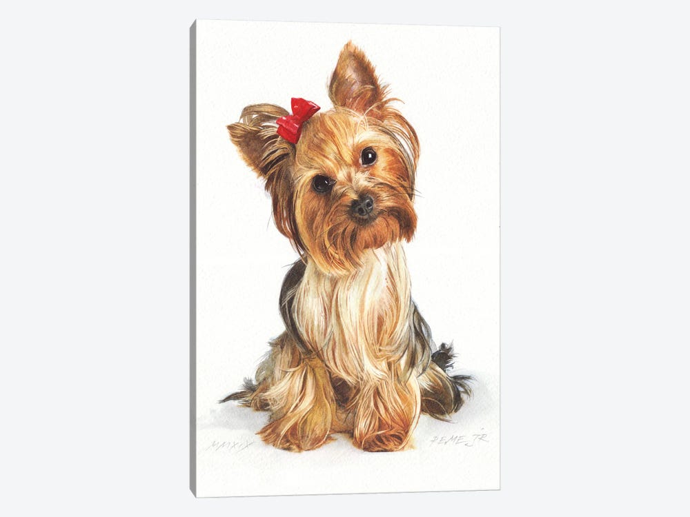 Yorkshire Terrier by REME Jr 1-piece Art Print