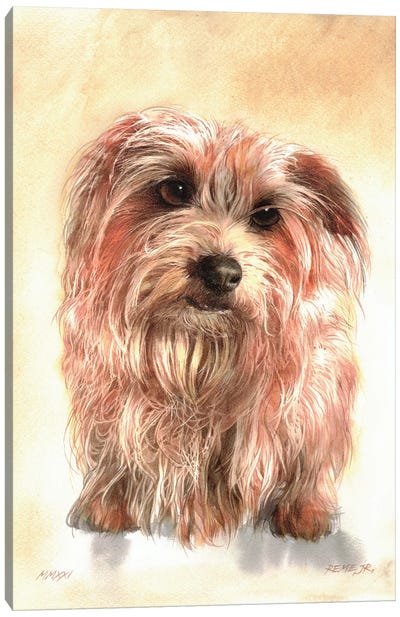 Dog II Canvas Art Print - REME Jr