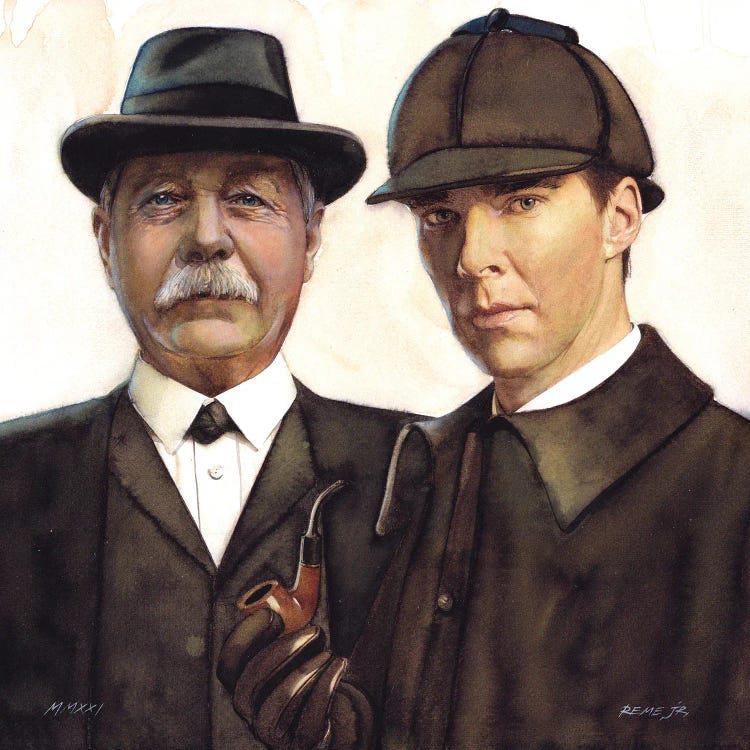 Arthur Conan Doyle And Sherlock Holmes