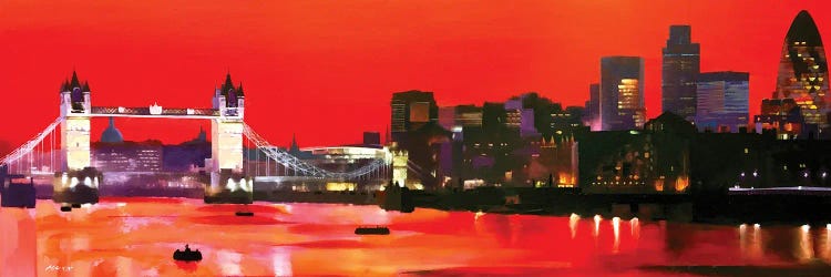 London Sunset by REME Jr wall art