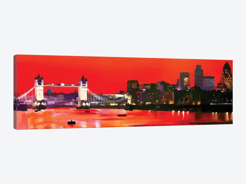 London Sunset by REME Jr 1-piece Art Print