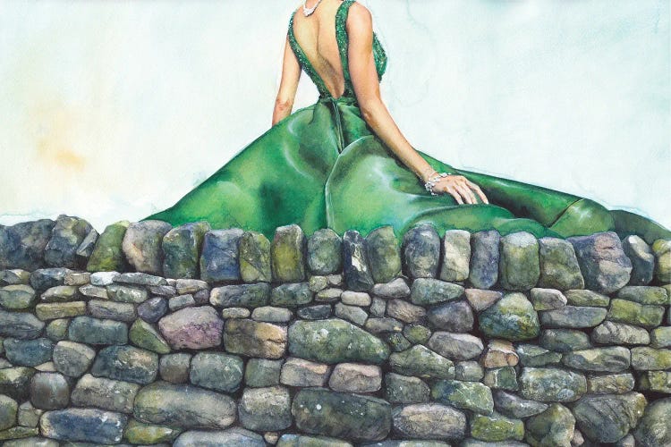 Haute Couture Behind A Medieval Wall by REME Jr wall art