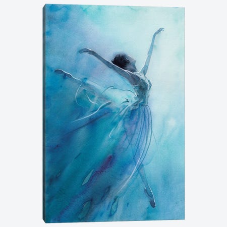 Ballet Dancer IX Canvas Print #RJR99} by REME Jr Canvas Artwork