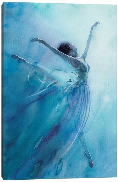 Ballet Dancer IX Canvas Art Print - REME Jr