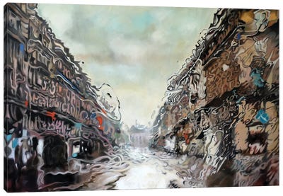 Citydrops Brussels Canvas Art Print - Richard Jurtitsch