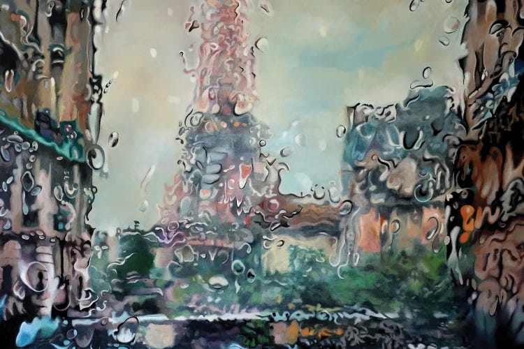 Citydrops Paris by Richard Jurtitsch wall art